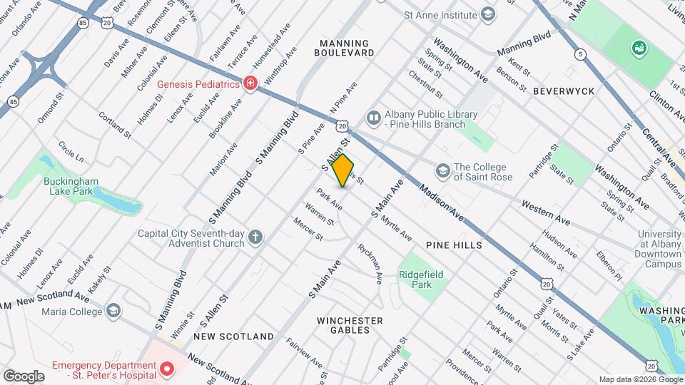 288 W Lawrence St Map and Location Details