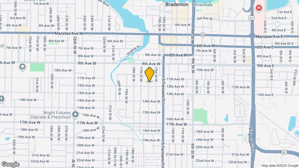 1117 16th St W Map and Location Details