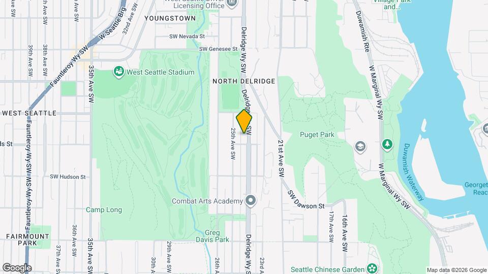 4745 Delridge Way SW, Unit #C Map and Location Details