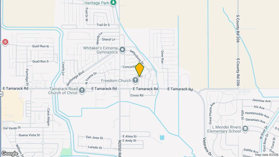 2909 Shiloh Ln Map and Location Details