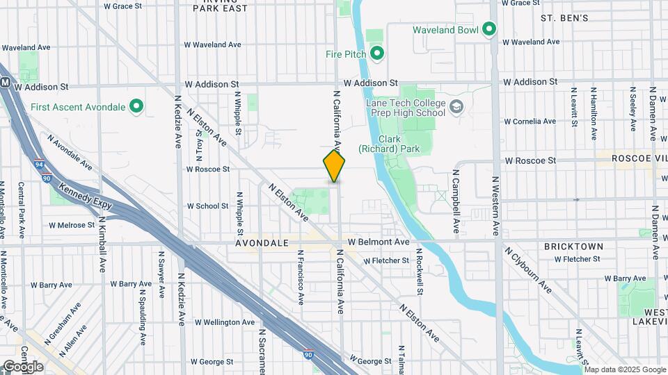 2806 W Henderson St, Unit 4 Map and Location Details