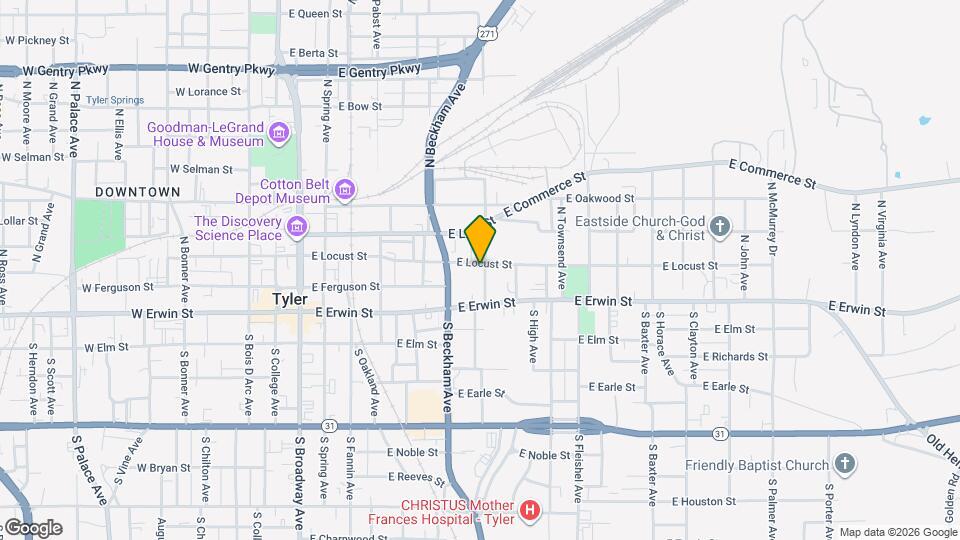 725 E Locust St Mapa y Detalles de la Ubicación