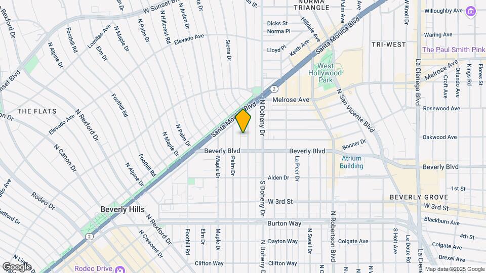 437 N Oakhurst Dr Map and Location Details