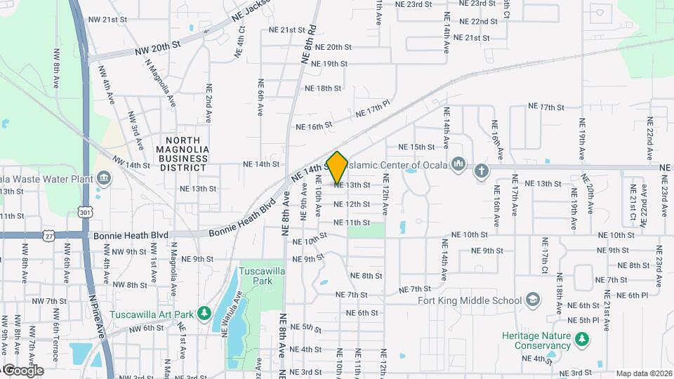 1036 NE 13th St Map and Location Details