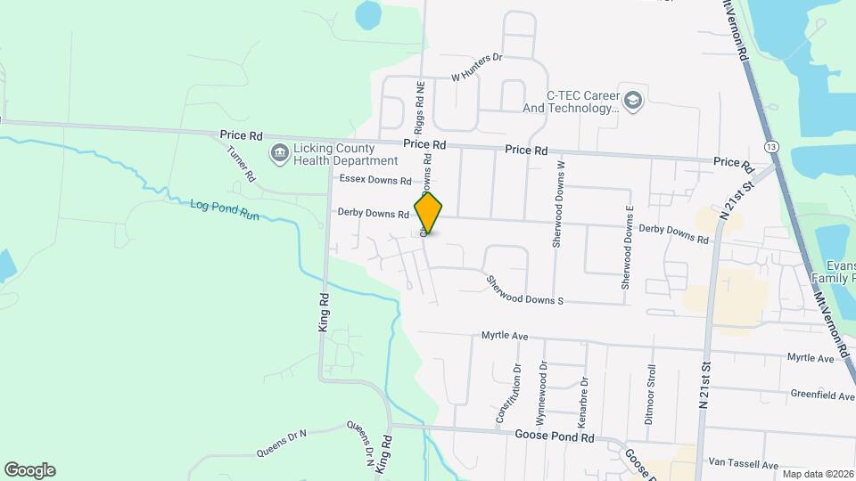 1740 Churchill Downs Rd Map and Location Details