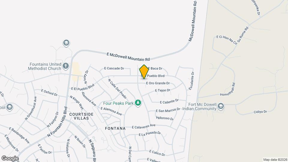 17222 E Oro Grande Dr Map and Location Details