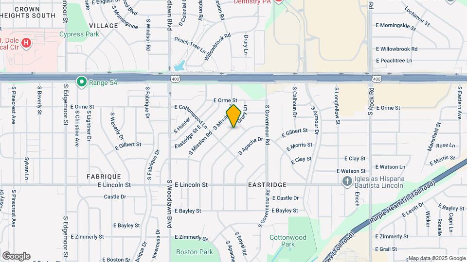 620 Drury Ln Map and Location Details