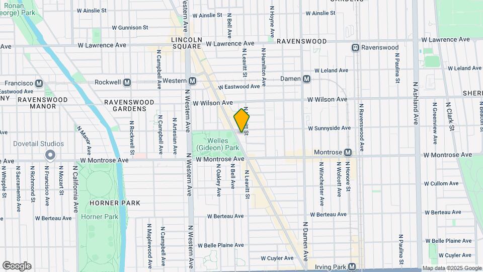 4630 N Lincoln Ave Map and Location Details