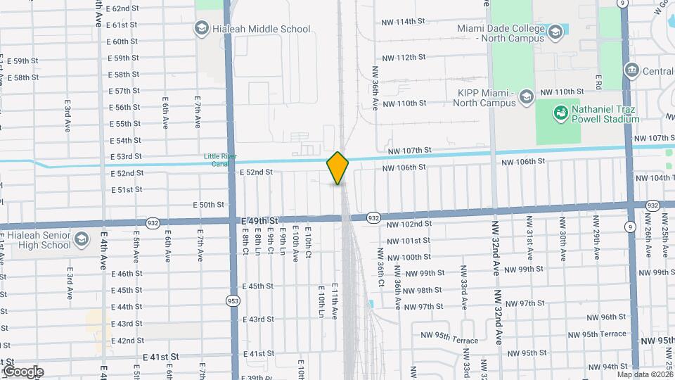 5015 E 11th Ave Map and Location Details
