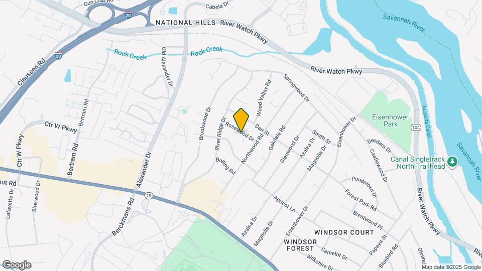 2714 Rosewood Dr Map and Location Details