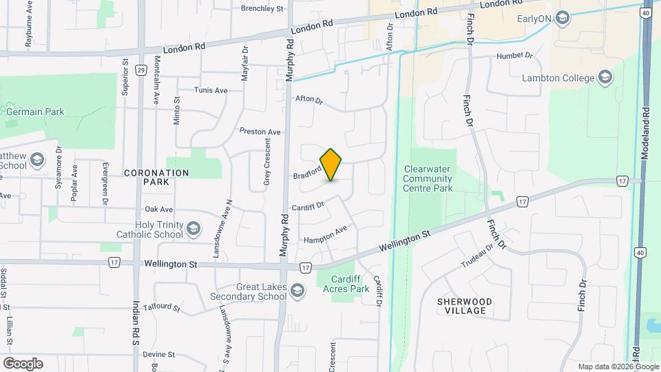 1239 Norfolk Ave Map and Location Details