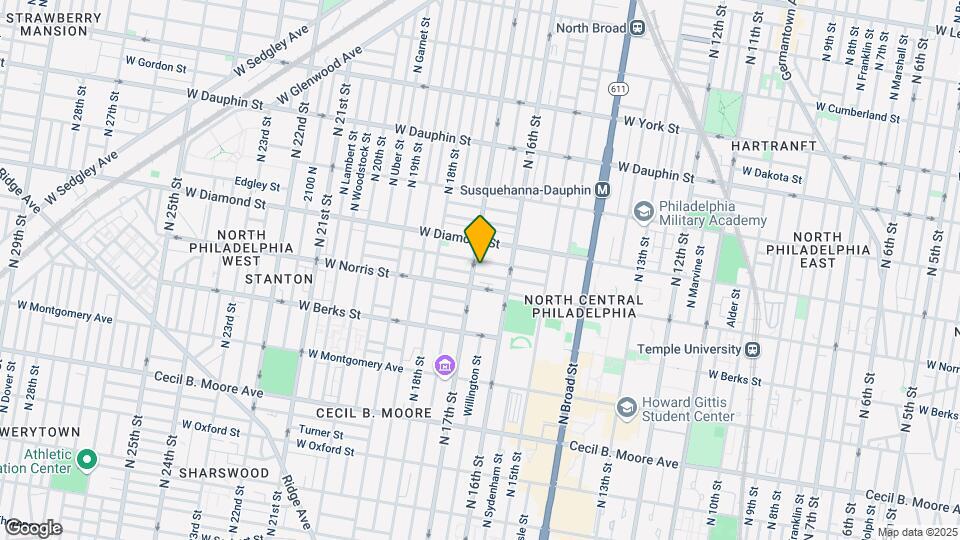 2019 N 17th St Map and Location Details