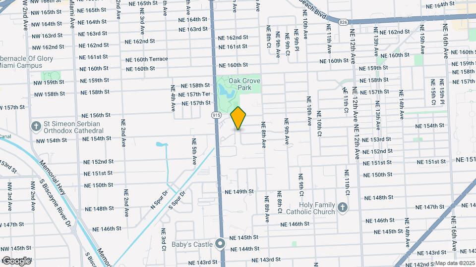 15400 NE 7th Ave Map and Location Details