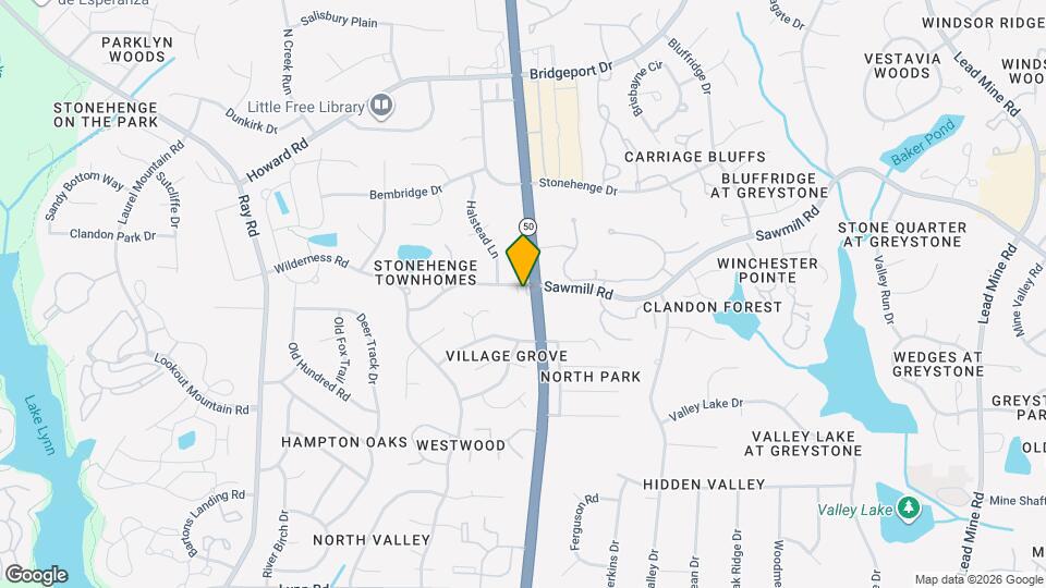2401 Sawmill Rd Map and Location Details