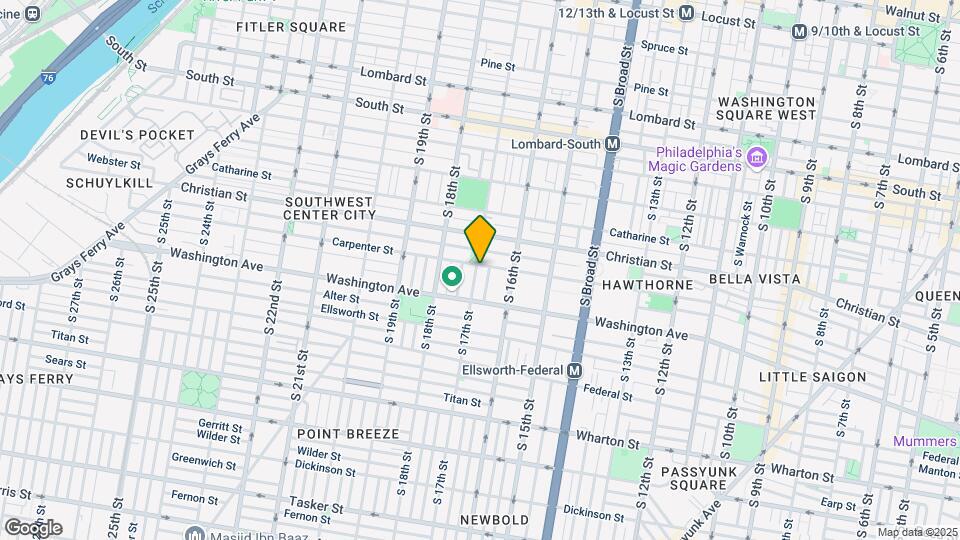 1001 S 17th St, Unit 301 Map and Location Details