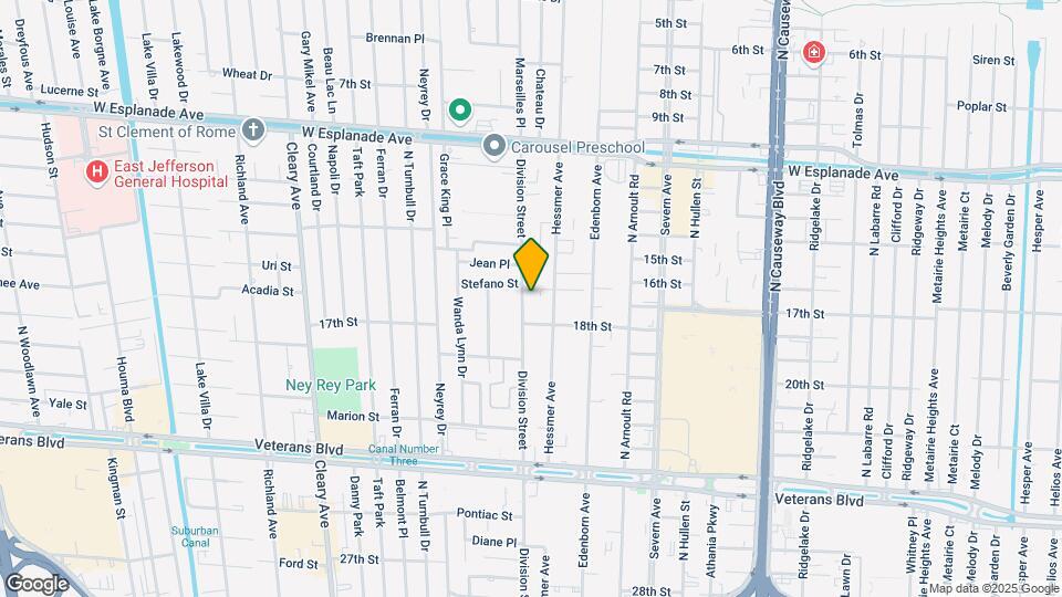3901 Division St Map and Location Details