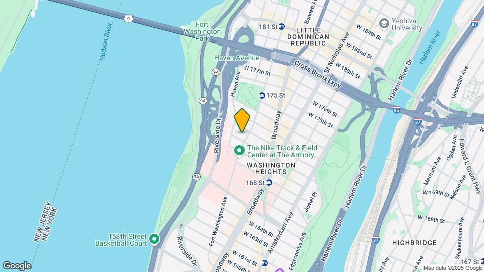701 W 170th St Map and Location Details