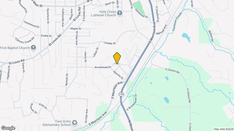 1003 Arrowhead Dr Map and Location Details