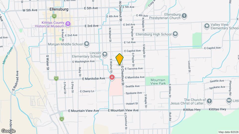 713 E Tacoma Ave Map and Location Details