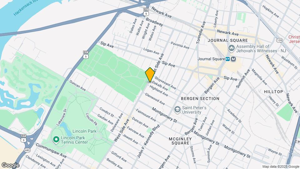 164 Highland Ave Map and Location Details