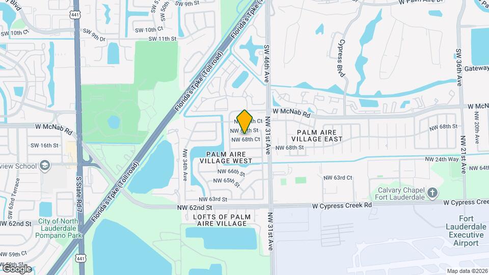 3147 NW 68th Ct Map and Location Details