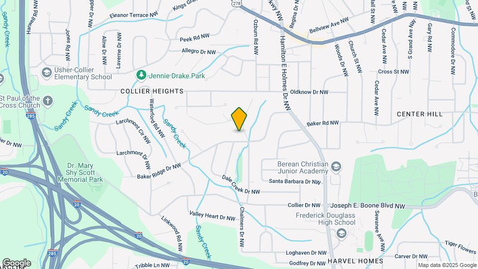 500 Collier Ridge Dr NW Map and Location Details