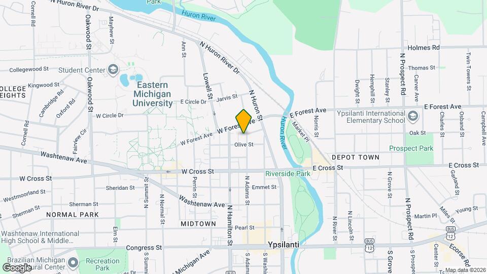 509 N Adams St, Unit #3 Mapa y Detalles de la Ubicación