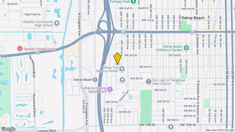 245 SW 14th Ave Map and Location Details