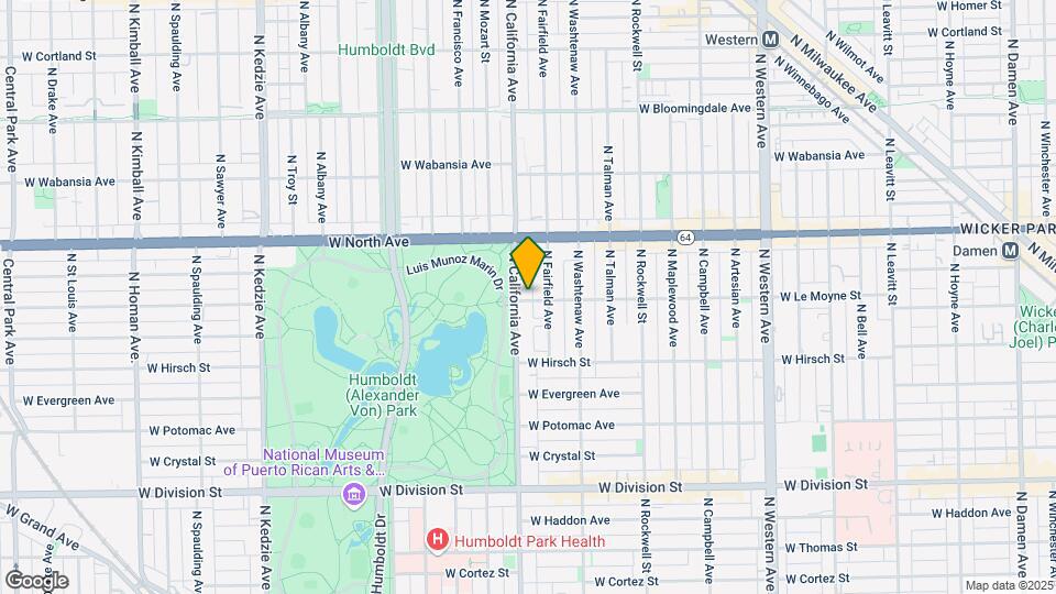 2748 W Le Moyne St, Unit 3E Mapa y Detalles de la Ubicación