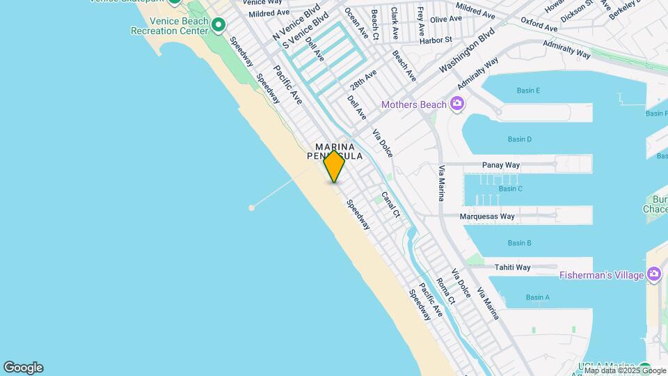 3407 Ocean Front Walk Map and Location Details