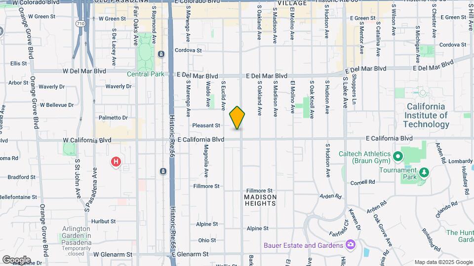 555 Los Robles Ave Map and Location Details
