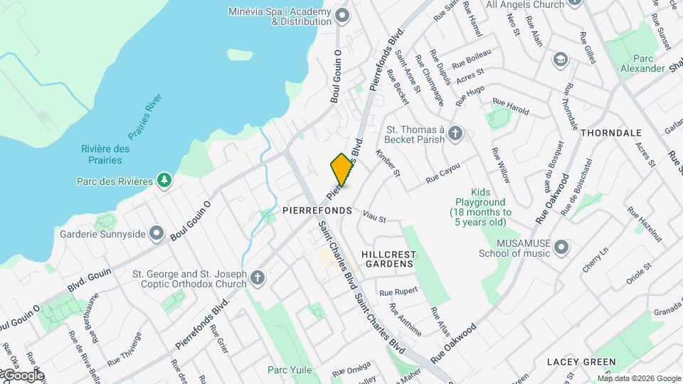 16820 De Pierrefonds Boul Map and Location Details