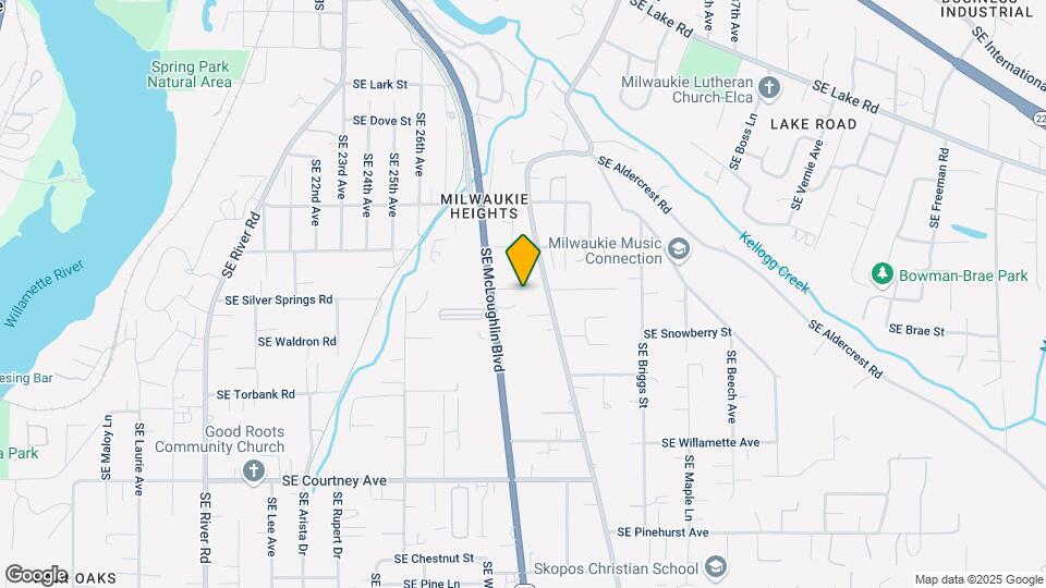 13207 SE Oatfield Rd Map and Location Details