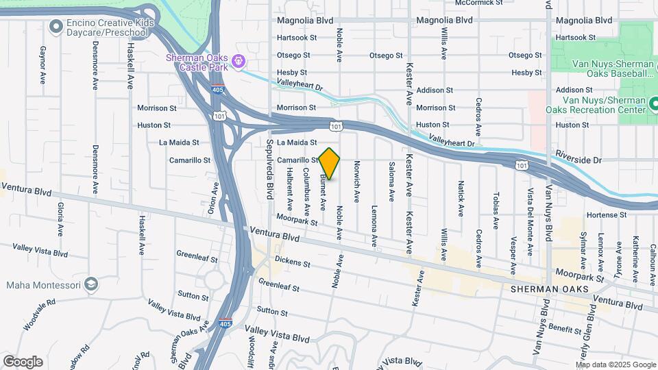 4718 Burnet Ave Map and Location Details