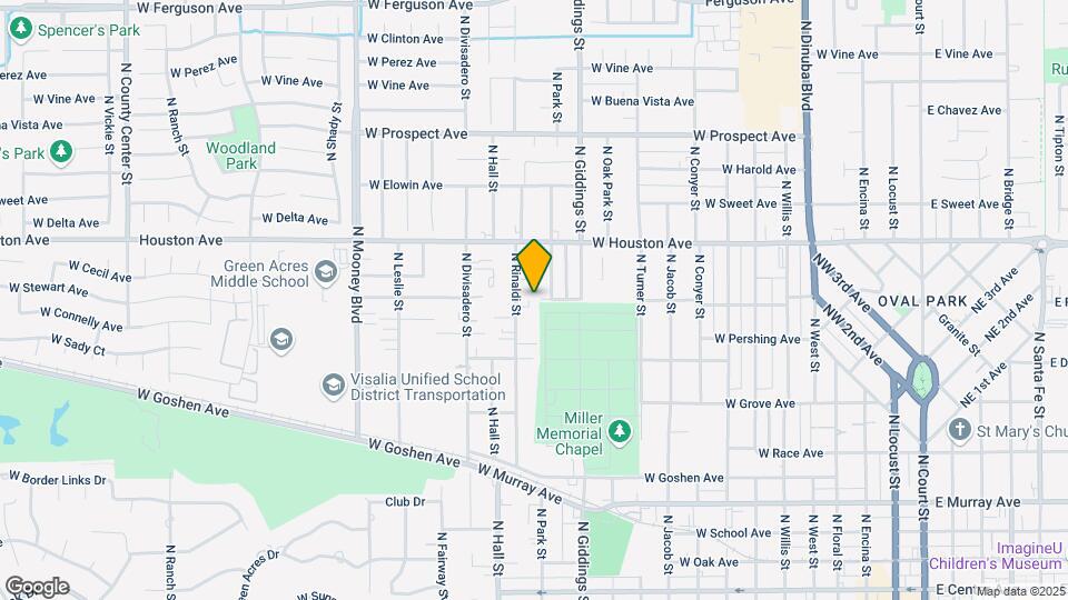 1406 W Roosevelt Ave Map and Location Details