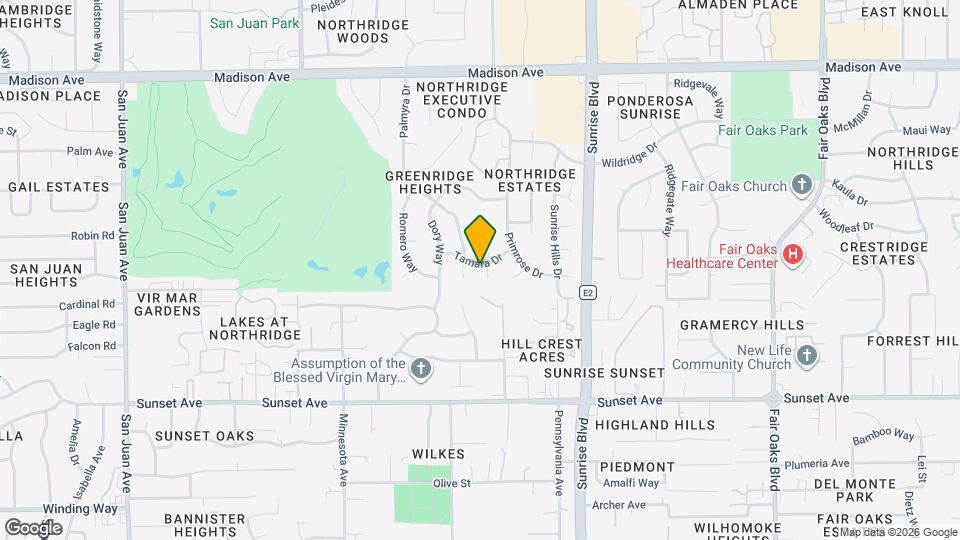 5013 Tanaka Ct Map and Location Details