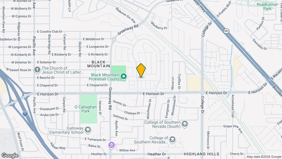 254 Walsh Peak Ave Map and Location Details