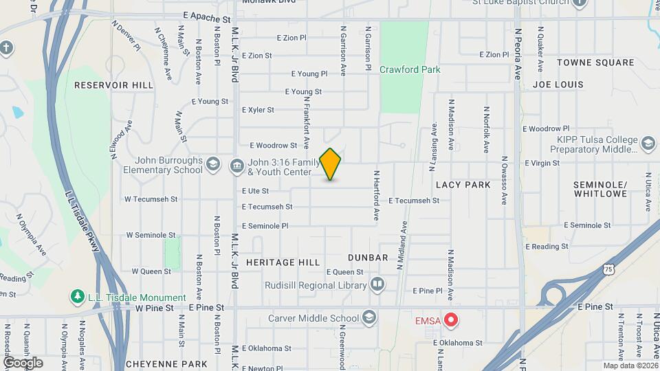 525 E Ute St Map and Location Details