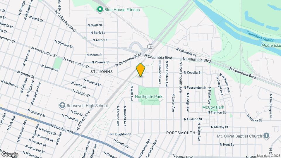 6031 N Fessenden St Map and Location Details