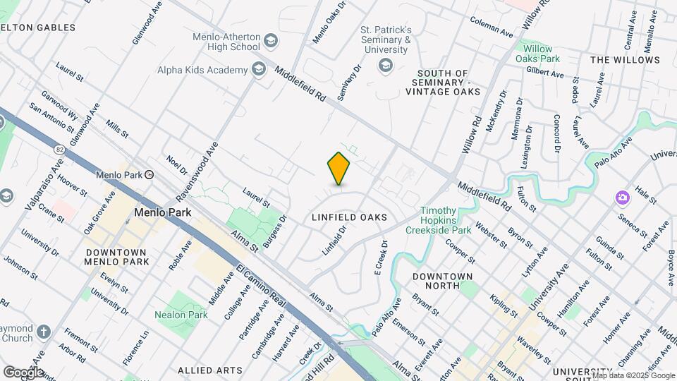 324 Waverley St Map and Location Details