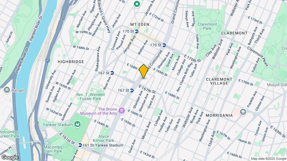 1228 Grand Concourse Map and Location Details