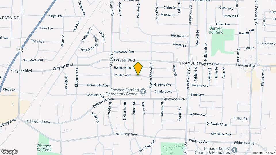 1583 Paullus Ave Map and Location Details