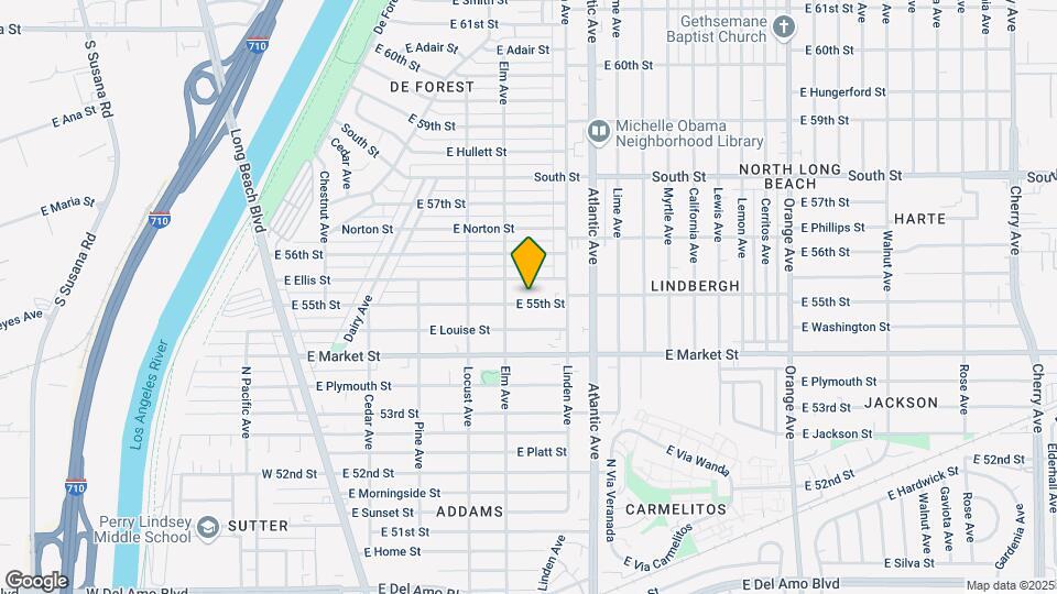 437 E 55th St Mapa y Detalles de la Ubicación