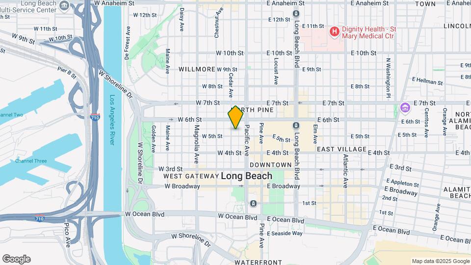 235 W 5th St, Unit 1 Map and Location Details