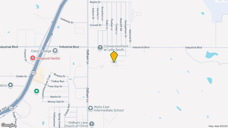 1234 Briar Cliff Path Map and Location Details