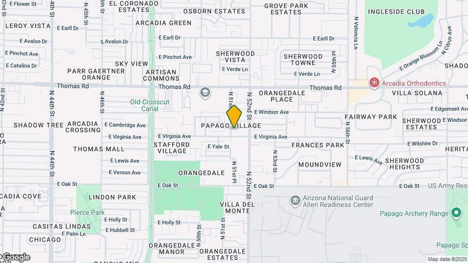 2607 N 51st St Map and Location Details