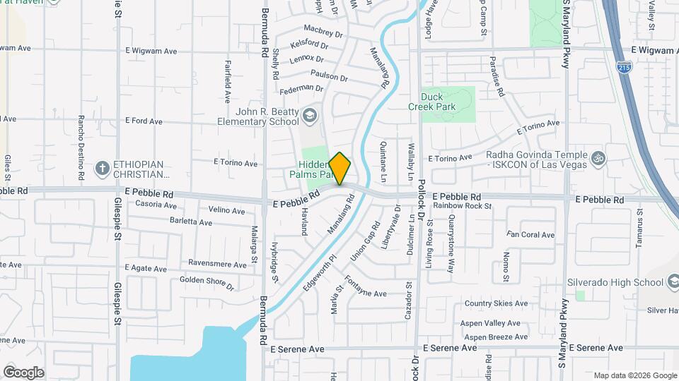 630 Beresford Ave Map and Location Details