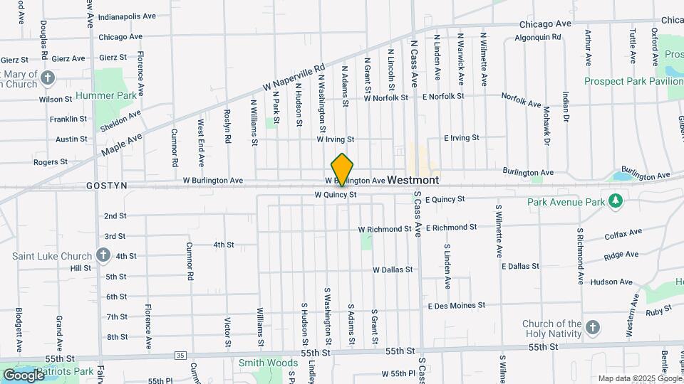 136 W Quincy Ave Map and Location Details