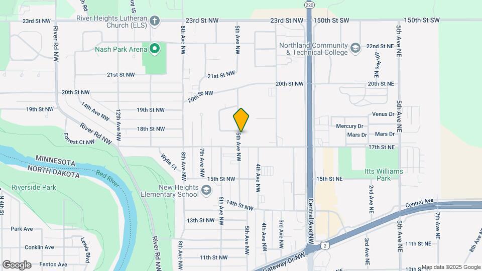 1714 5th Ave NW Map and Location Details
