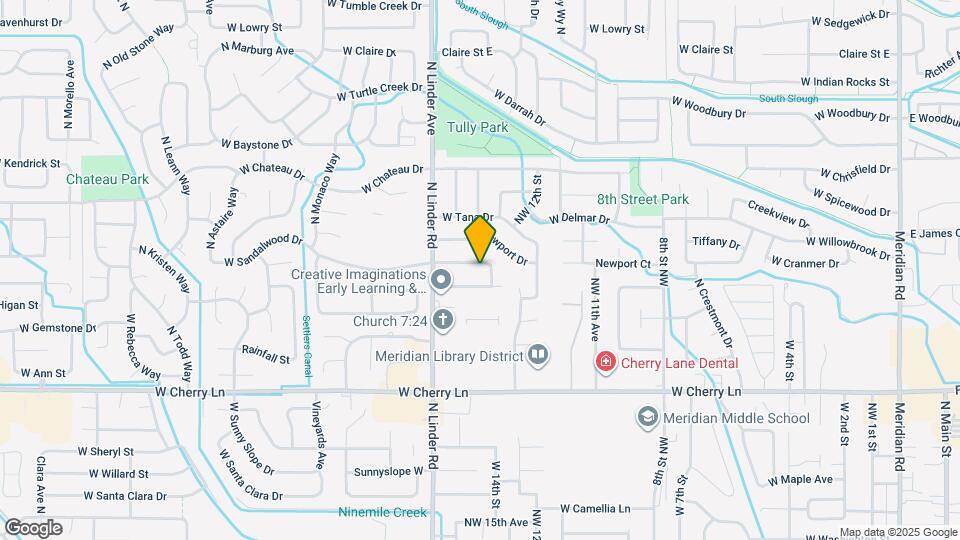 1421 W Sandalwood Dr Map and Location Details